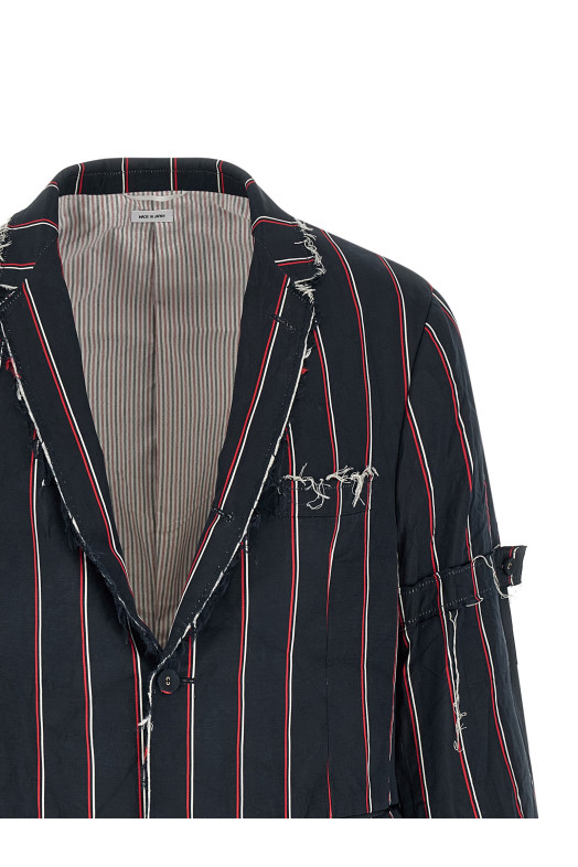 Mogador striped blazer Blue