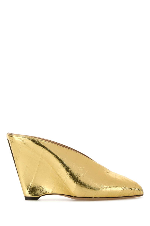 Gold leather Alicia 95 mules SALVATORE FERRAGAMO (01L3097900351C)