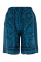Printed silk bermuda shorts VERSACE (10024761A13557)