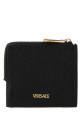 Black leather wallet VERSACE (10218761A10544)