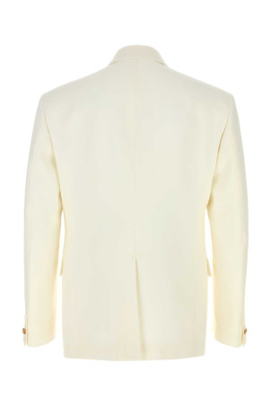 Ivory wool blazer VERSACE (10221921A16729)