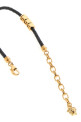 Black leather bracelet VERSACE (10227921A00637)