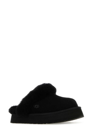 Black suede Disquette slippers Black UGG (1122550)