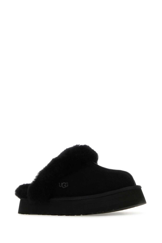 Black suede Disquette slippers Black UGG (1122550)