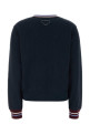 Melange dark blue cotton sweatshirt PRADA (134728SOOO19IC)