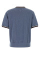 Cerulean blue cotton t-shirt PRADA (135737SOOO19IC)