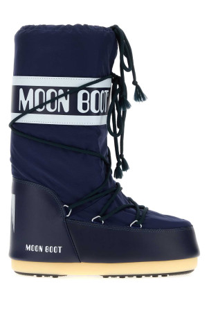 Navy blue nylon and synthetic leather Icon boots MOON BOOT (1400440)