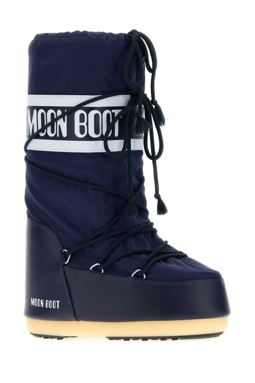 Navy blue nylon and synthetic leather Icon boots MOON BOOT (1400440)