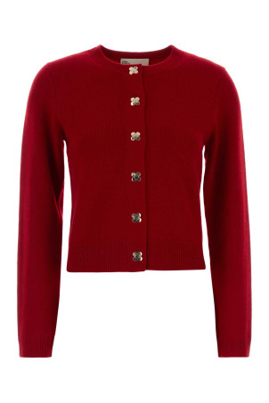 Red cashmere cardigan TORY BURCH (163196)