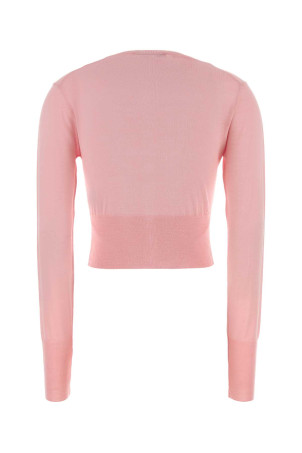 Pink wool Bea cardigan VIVIENNE WESTWOOD (1803002UY001A)
