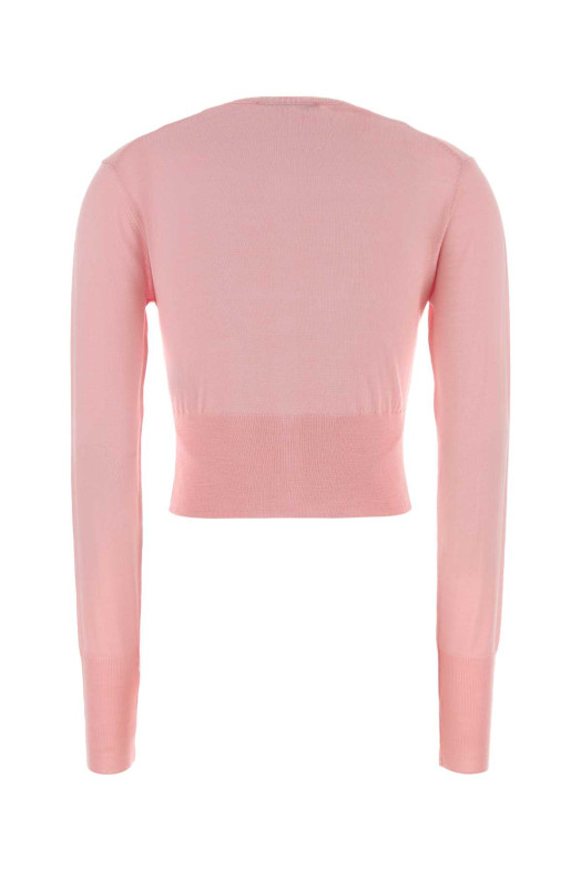 Pink wool Bea cardigan VIVIENNE WESTWOOD (1803002UY001A)