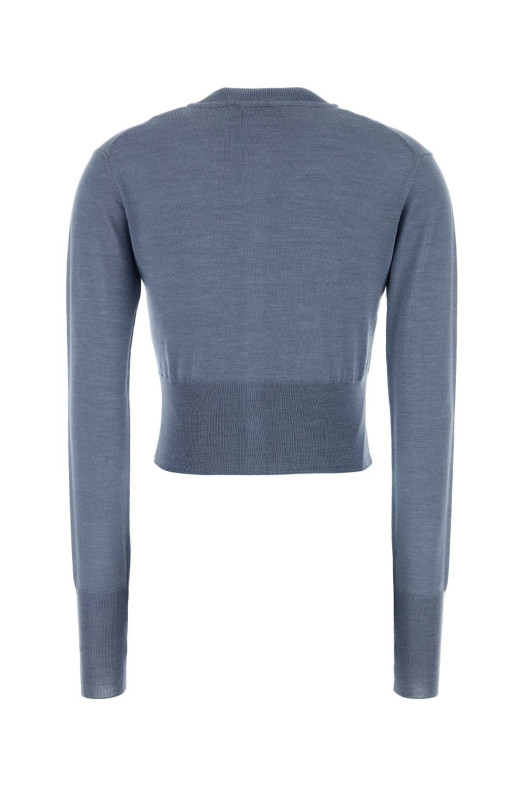 Cerulean blue wool Bea cardigan VIVIENNE WESTWOOD (1803002UY001A)