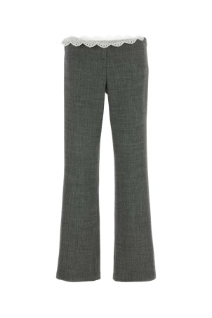 Grey stretch wool pant Gray MAGDA BUTRYM (198426)