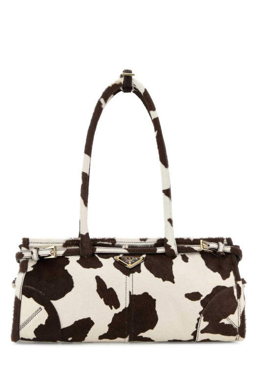 Printed calf hair Bonnie shoulder bag PRADA (1BA426VMOO2HIM)