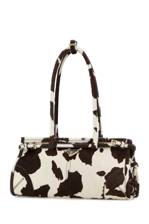 Printed calf hair Bonnie shoulder bag PRADA (1BA426VMOO2HIM)