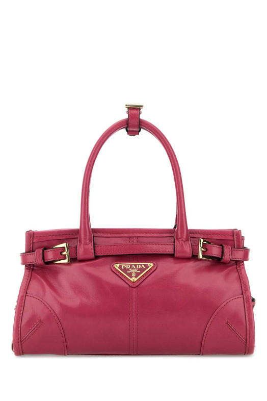 Fuchsia leather mini Prada Bonnie handbag PRADA (1BA4862CYR)