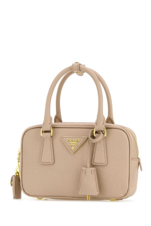 Sand leather handbag PRADA (1BB157VEOONZV)