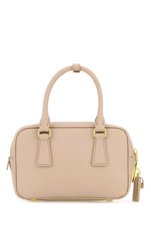 Sand leather handbag PRADA (1BB157VEOONZV)