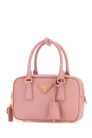 Pink leather handbag PRADA (1BB157VEOONZV)