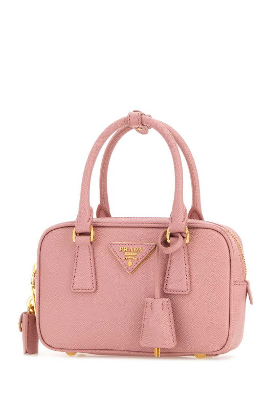 Pink leather handbag PRADA (1BB157VEOONZV)