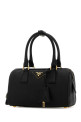 Black leather handbag Black PRADA (1BB846VEOMNZV)