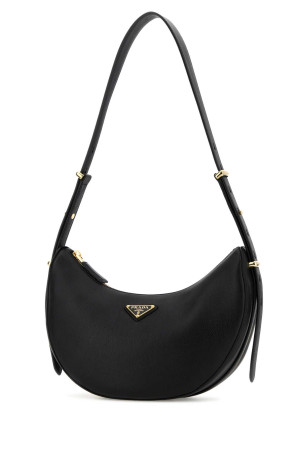 Black leather shoulder bag Black PRADA (1BC2742CYS)