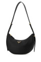 Black leather shoulder bag Black PRADA (1BC2742CYS)