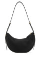 Black leather shoulder bag Black PRADA (1BC2742CYS)