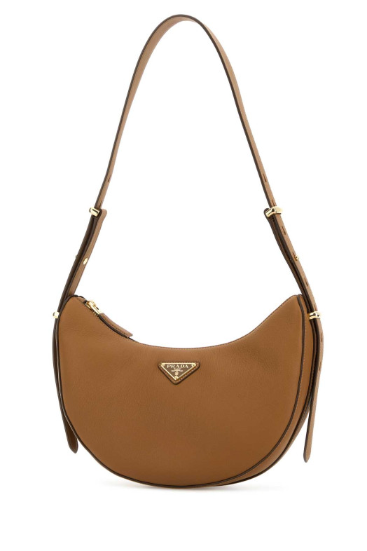 Camel leather shoulder bag PRADA (1BC2742CYS)