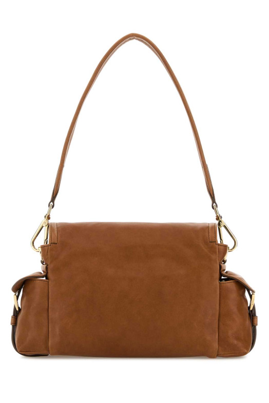 Camel nappa leather Prada Explore shoulder bag PRADA (1BD394VNOO2DX8)