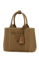 Camel canvas handbag PRADA (1BG464V8OK2CYA)
