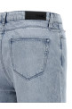 Rhinestone fringed jeans Light Blue Rhinestone fringed jeans Light Blue