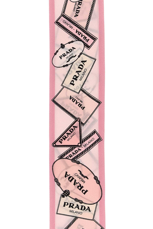 Printed silk foulard PRADA (1FF0082DGY)