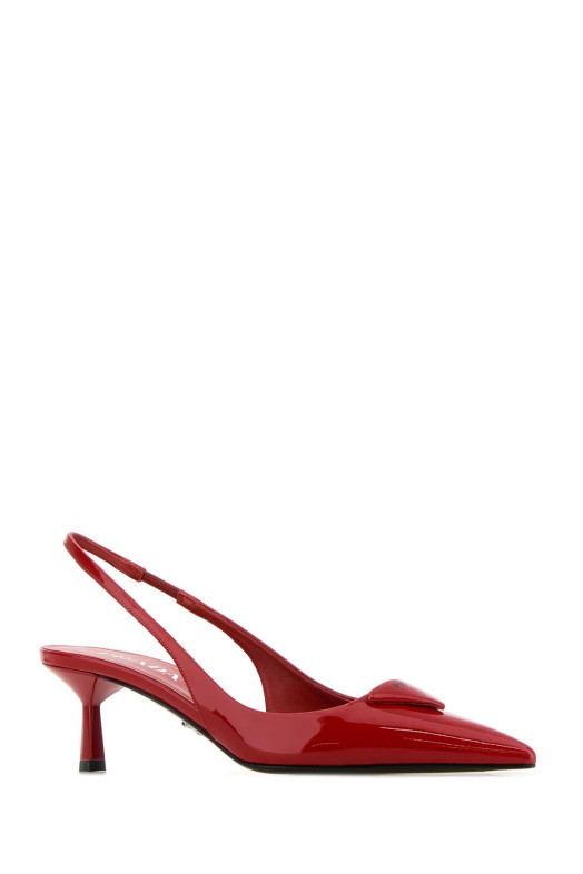 Red leather pumps PRADA (1I901MFDD55XUW)
