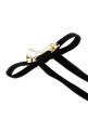 Black velvet hair clip Black PRADA (1IF257068)