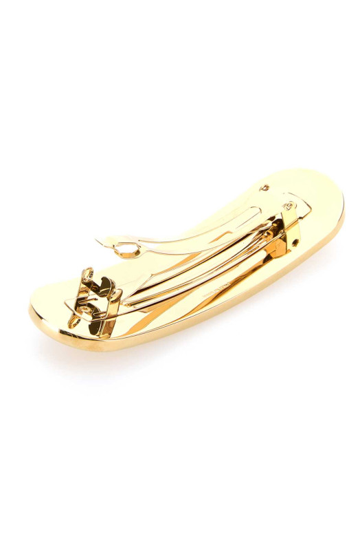 Gold metal hair clip PRADA (1IF2672CK7)