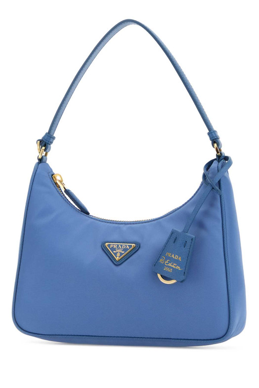 Light blue Re-Nylon Prada Re-Edition 2005 shoulder bag PRADA (1N204XR064)