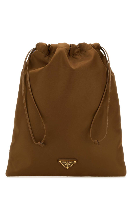 Biscuit fabric pouch PRADA (1NK0012HG6)