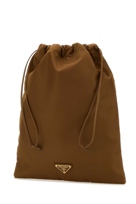 Biscuit fabric pouch PRADA (1NK0012HG6)