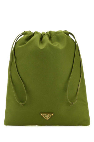 Green fabric pouch PRADA (1NK0012HG6)