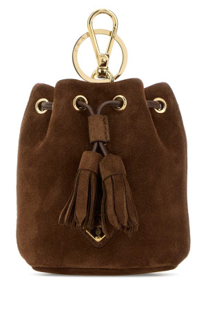 Chocolate suede pouch PRADA (1TT2562HIN)