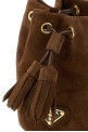 Chocolate suede pouch PRADA (1TT2562HIN)