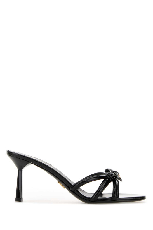 Black leather mules PRADA (1XX787F075069)