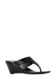 Black leather thong mules Black PRADA (1Y385OF055069)