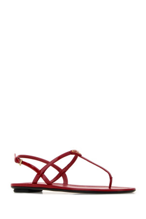 Red leather thong sandals PRADA (1Y395OF005069)