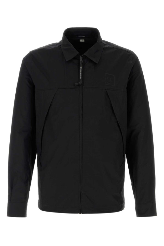 Black gabardine jacket Black C.P. COMPANY (20CLOS062A006472A)