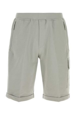 Grey stretch cotto bermuda shorts C.P. COMPANY (20CLSB012A006452W)