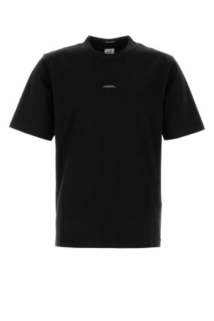 Black cotton t-shirt Black C.P. COMPANY (20CLTS018A006370W)