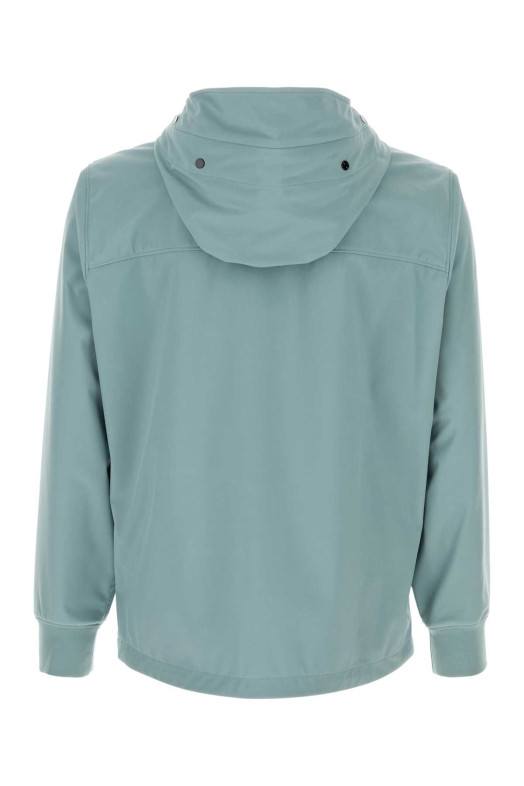 Light blue stretch polyester jacket C.P. COMPANY (20CMOW728A005968A)