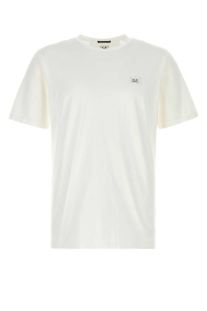 White cotton t-shirt White C.P. COMPANY (20CMTS113A006374G)